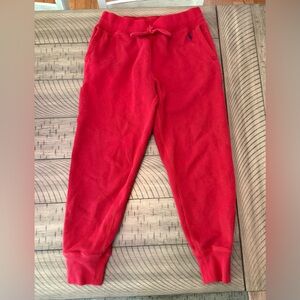 Polo ralph lauren red sweatpant joggers size small